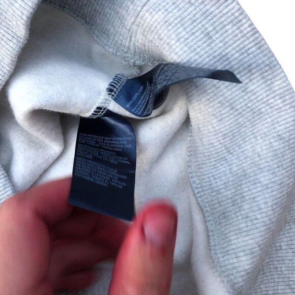 TOMMY Hilfiger Sweater Medium Gray Big Logo - Picture 5 of 5